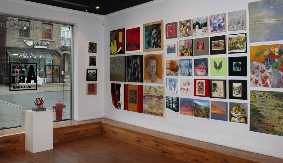 Square Affair Art au carré a fundraising exhibition
