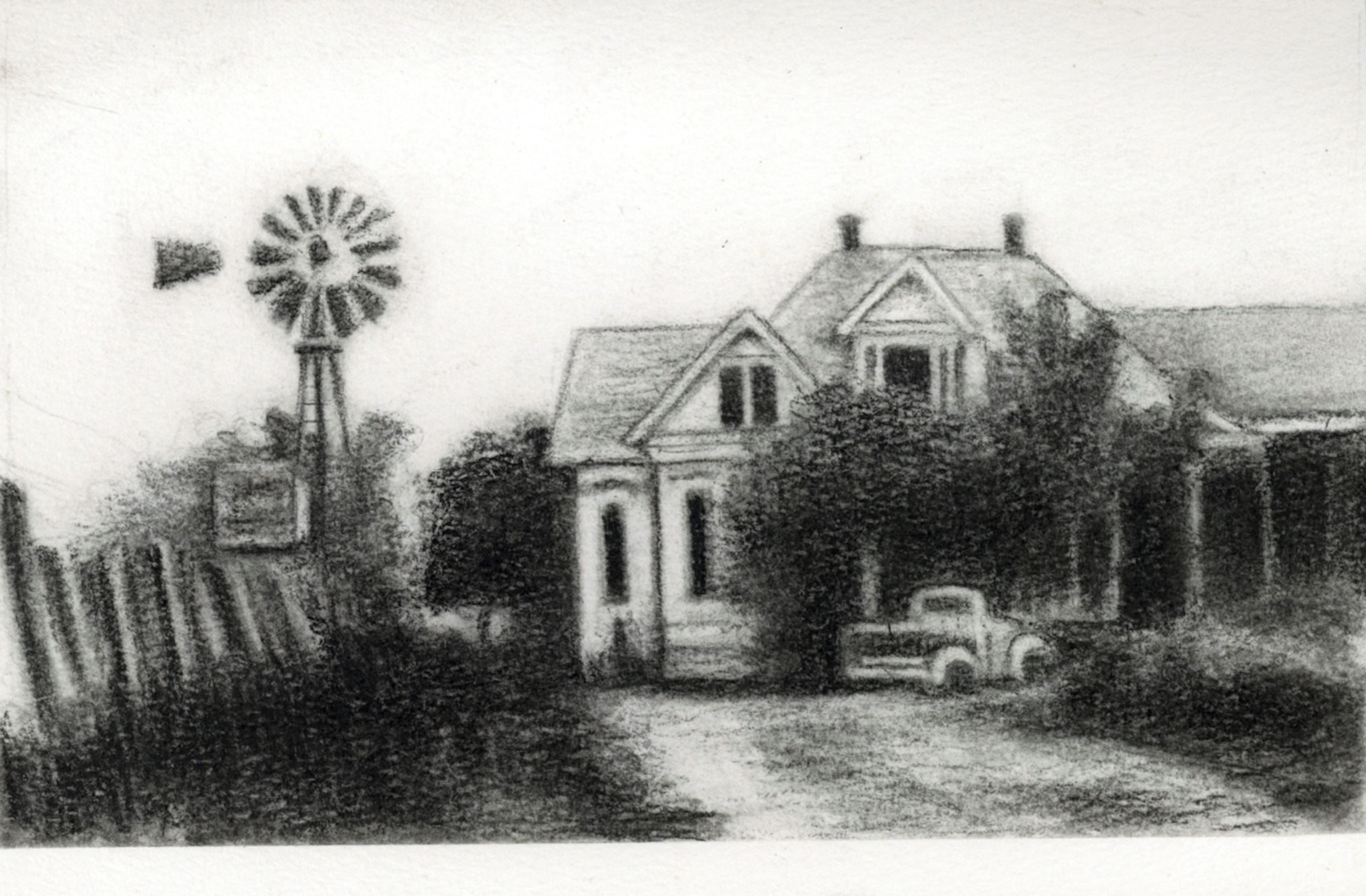 Deep in Texas _ Drawing - Pierre Noire
