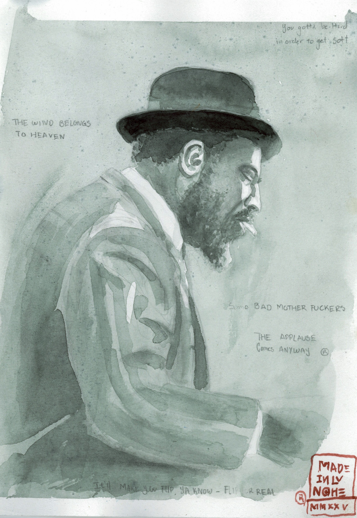 Watercolor-Monochrome