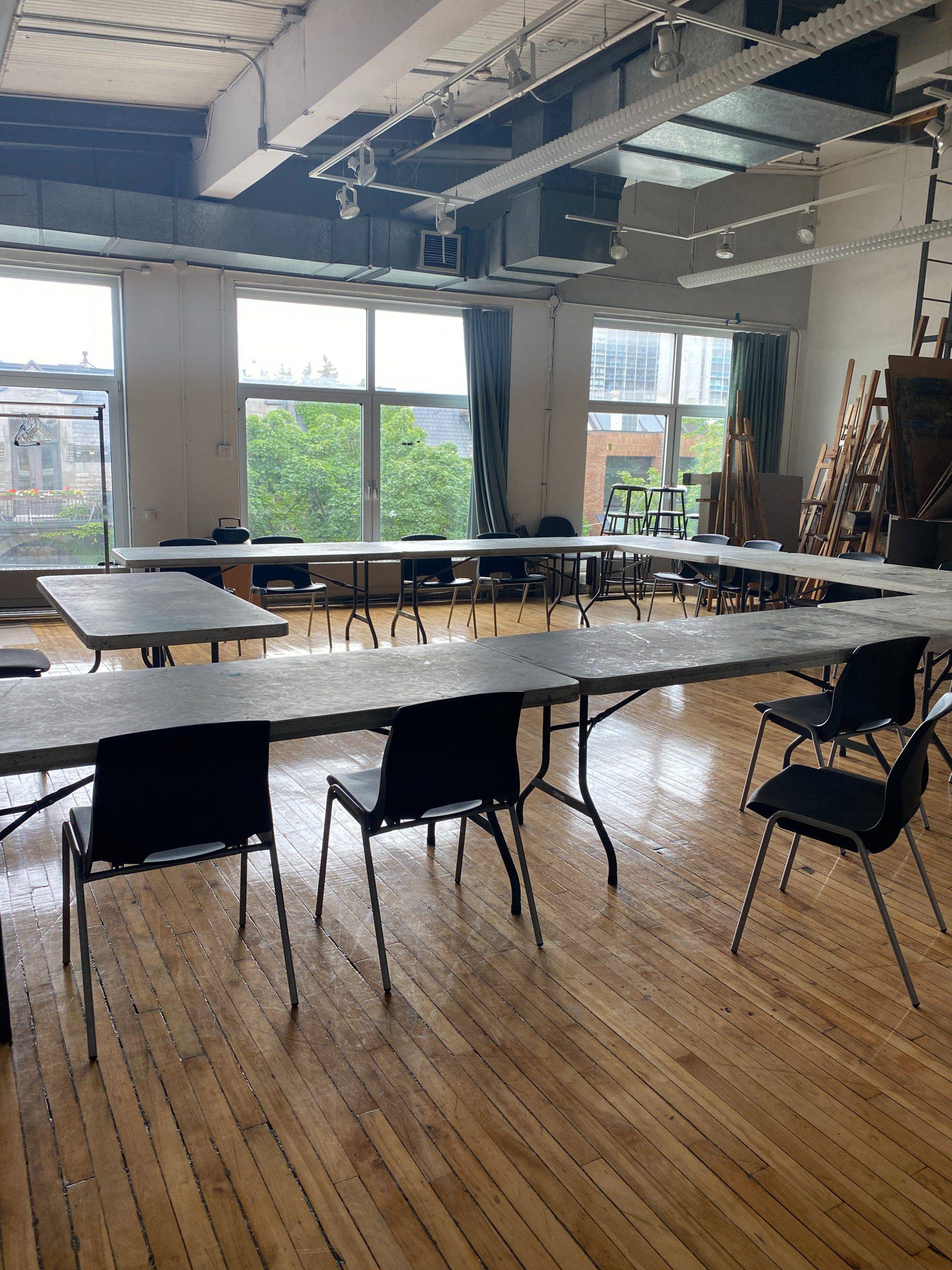 Location d’atelier – $200/day – OBNL
