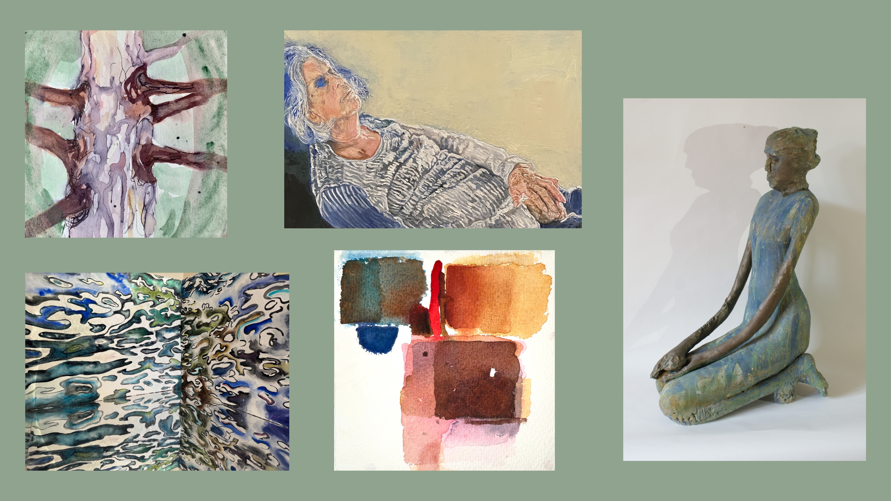 Kay Aubanel, Elisabeth Galante, Eva Lapka, Cynthia van Frank, Pat Walsh Un lieu de rencontre